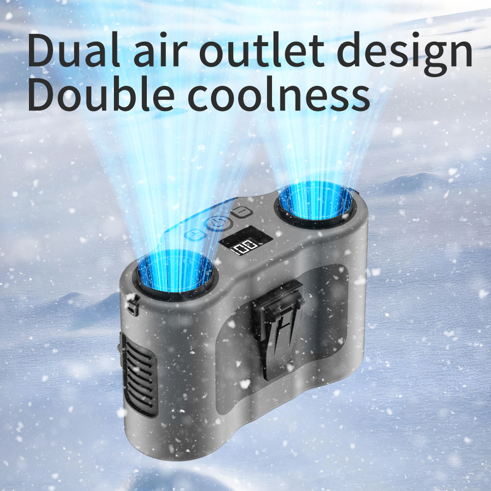 Home Cooking And Delivery - New portable 10000mAh outdoor waist fan