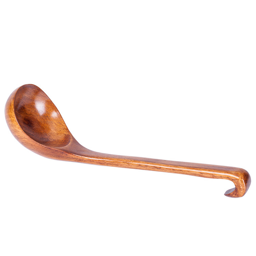 Home Cooking Restaurant - Solid Wood Soup Spoon Simple Elegant