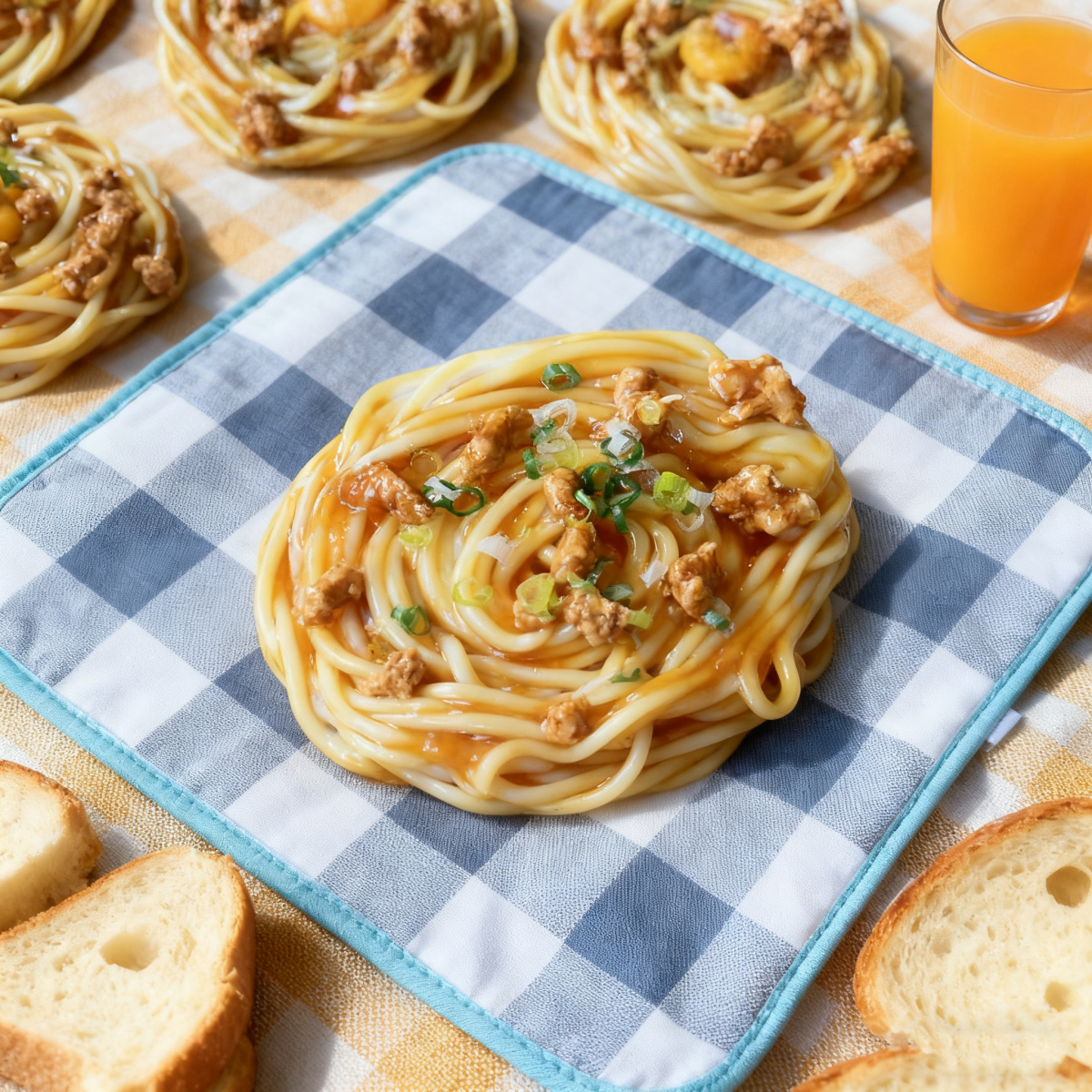 Home Cooking Restaurant - 1PC Realistic Fake Spaghetti with Shrimp