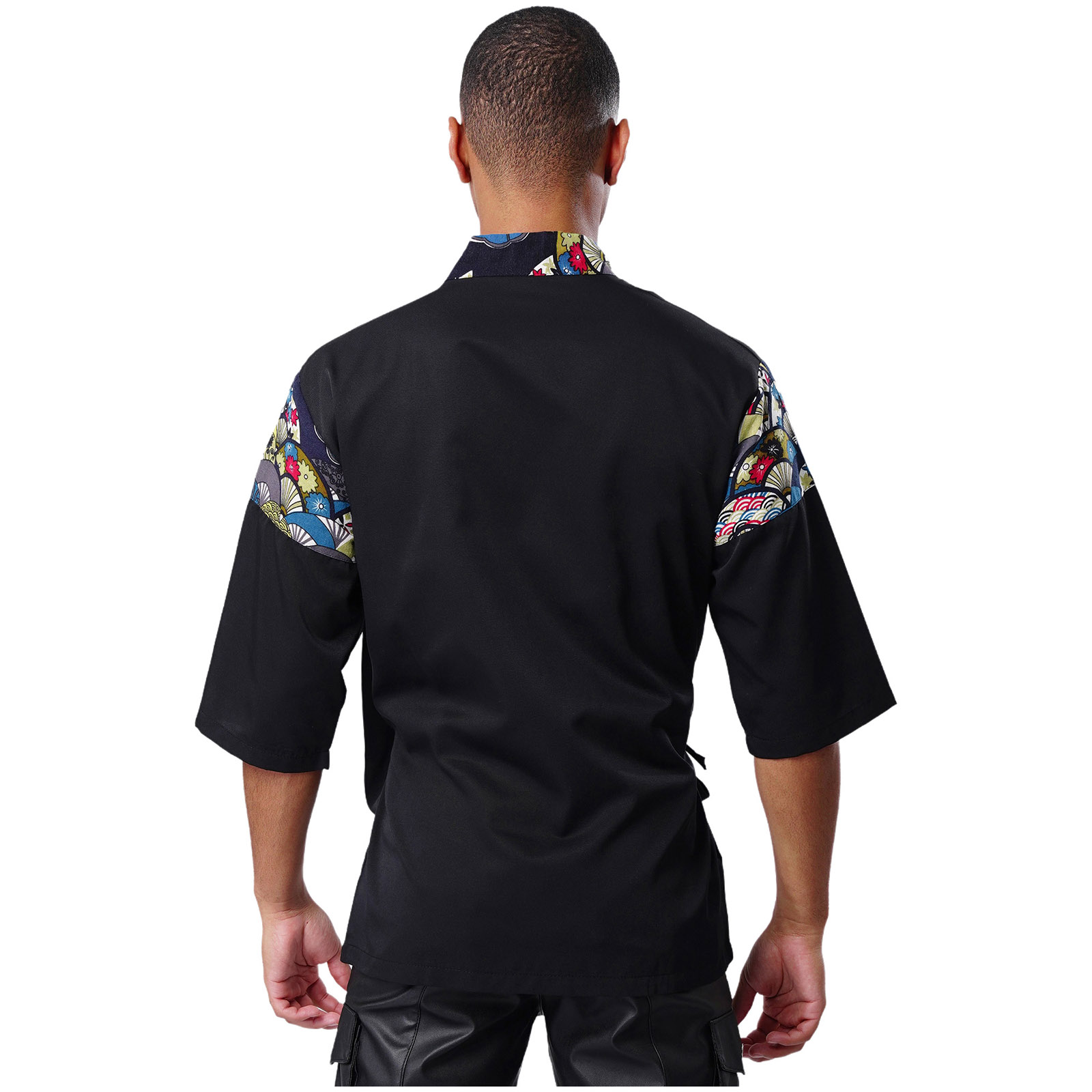 Home Cooking Restaurant - Men's Japanese Sushi Chef Coat Kimono