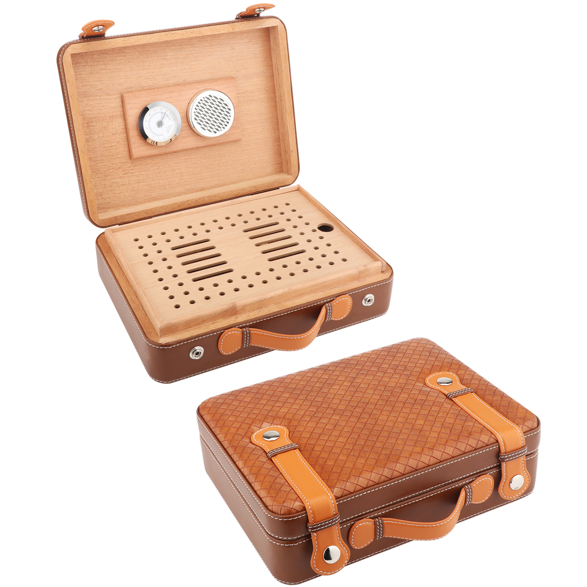 XIFEI Travel Cigar Humidor Box - Smoker Box Wood Chip review and price