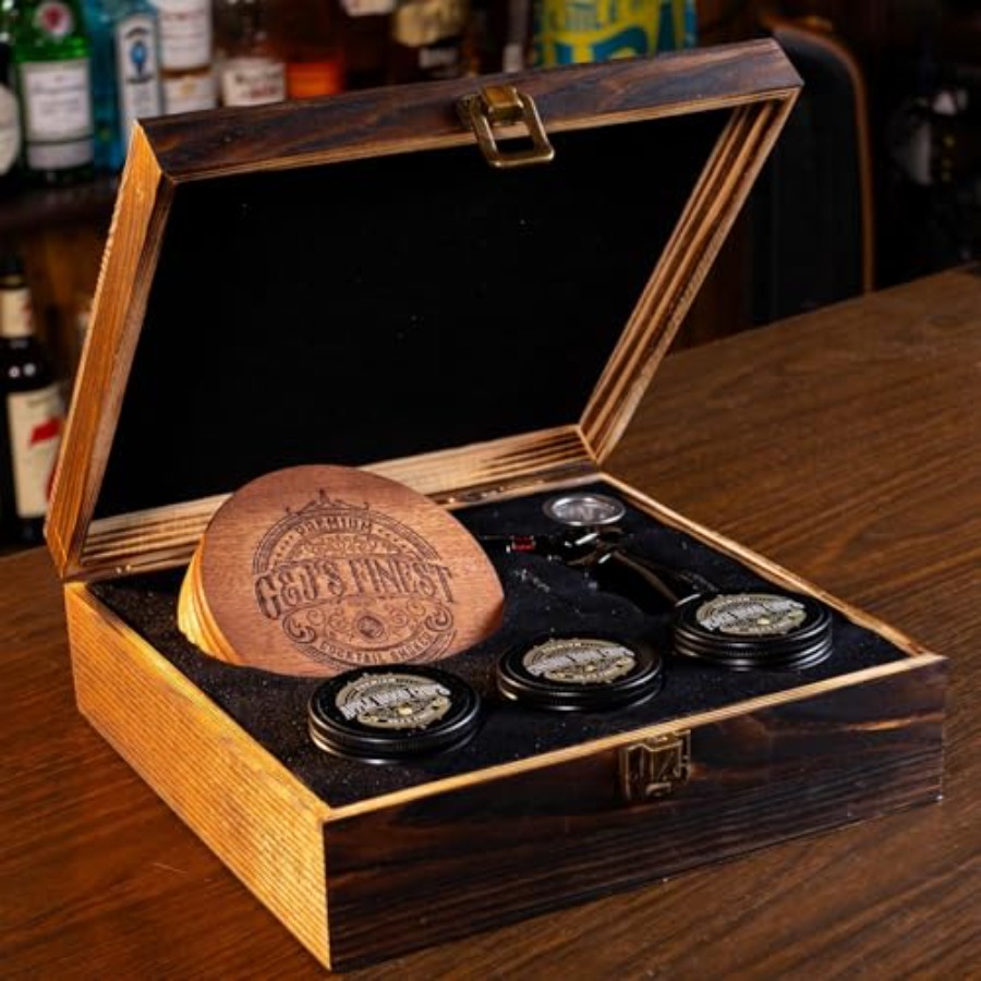 Whiskey Smoker Kit with QuadTo - Smoker Box Wood Chip review and price