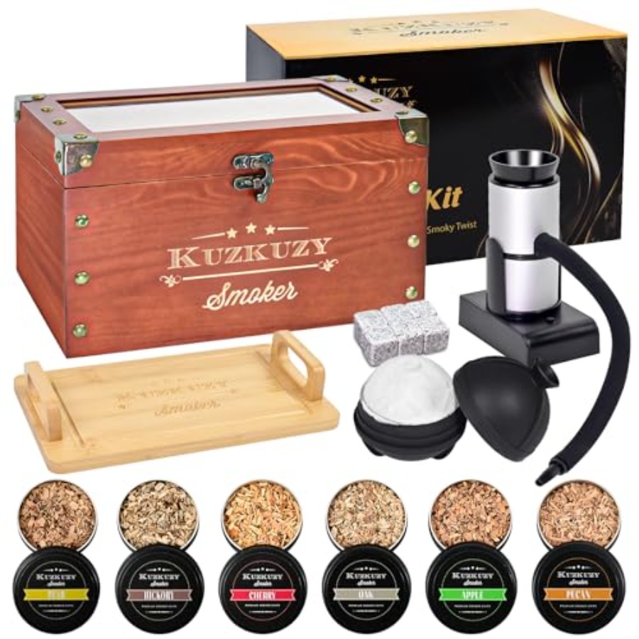 Cocktail Smoker Kit - Whiskey  - Smoker Box Wood Chip review and price