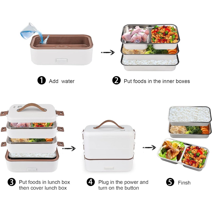 Self Cooking Electric Lunch Bo - Home Cooking On review and price