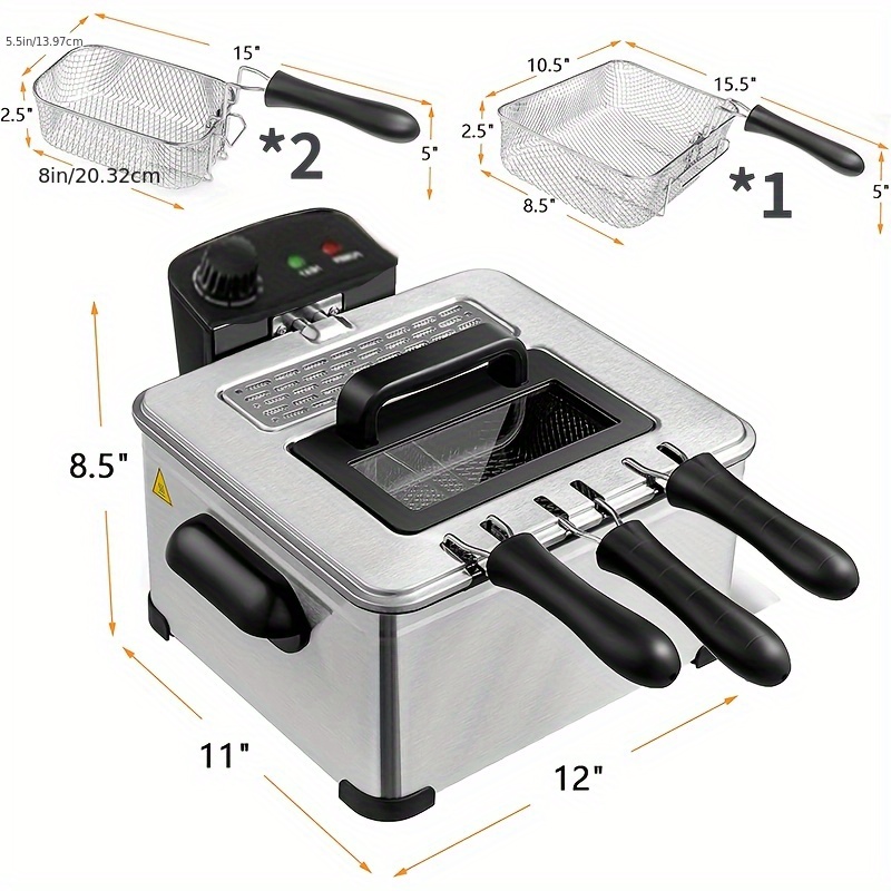 Stainless Steel Electric Oil P - Home Cooking In French review and price