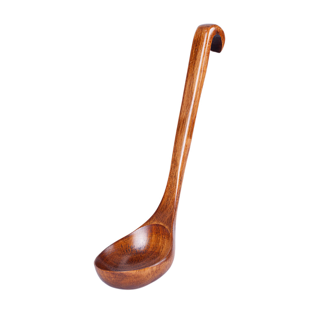 Solid Wood Soup Spoon Simple E - Home Cooking Restaurant review and price