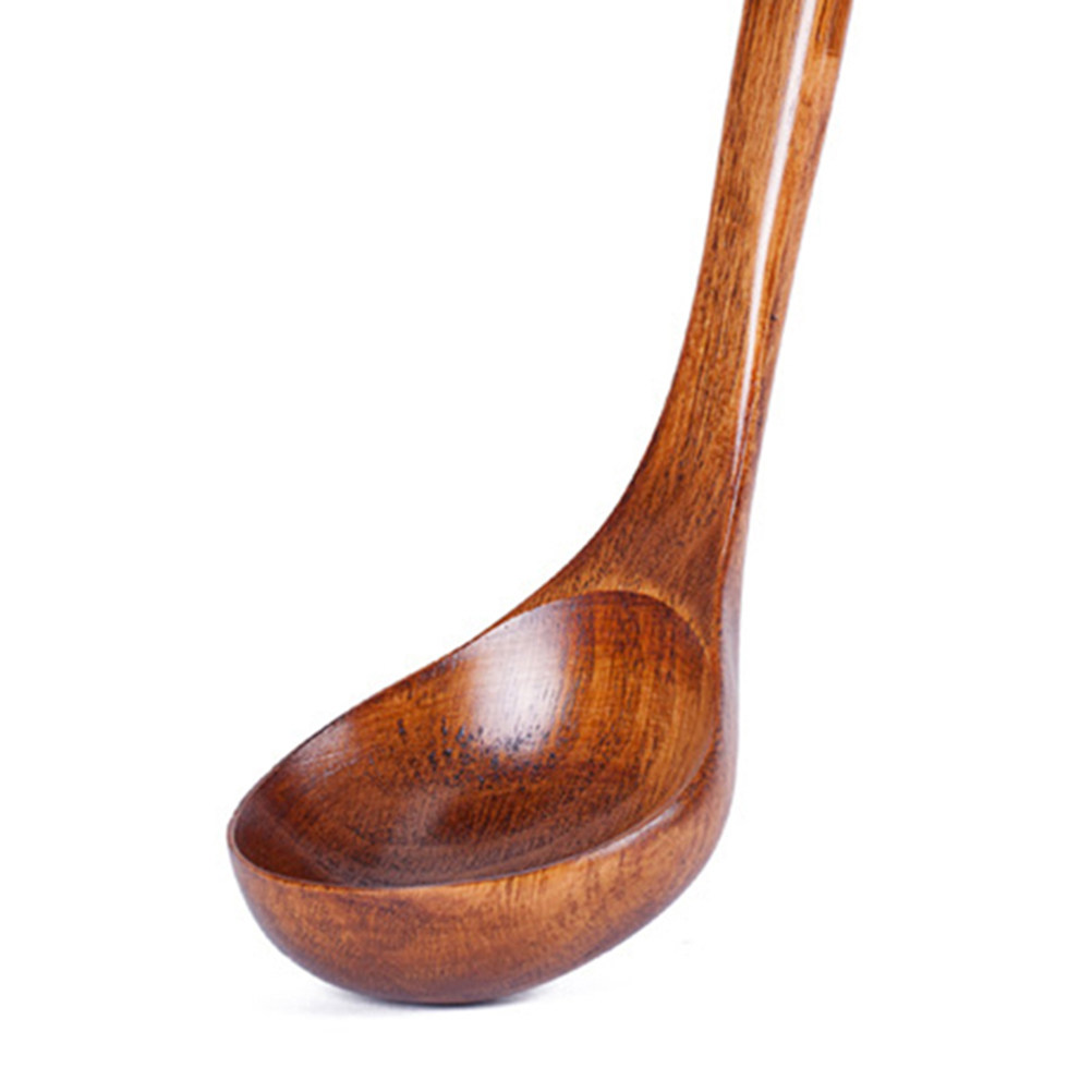 Solid Wood Soup Spoon Simple E - Home Cooking Restaurant review and price