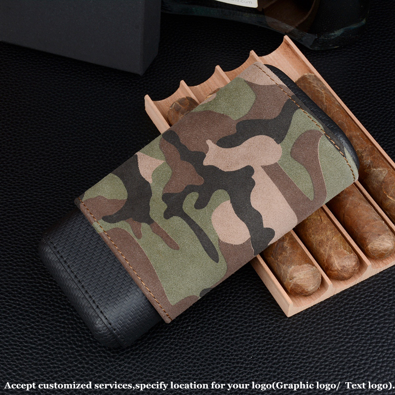 Super Large Cigar Case Camoufl - Smoker Box Wood Chip review and price