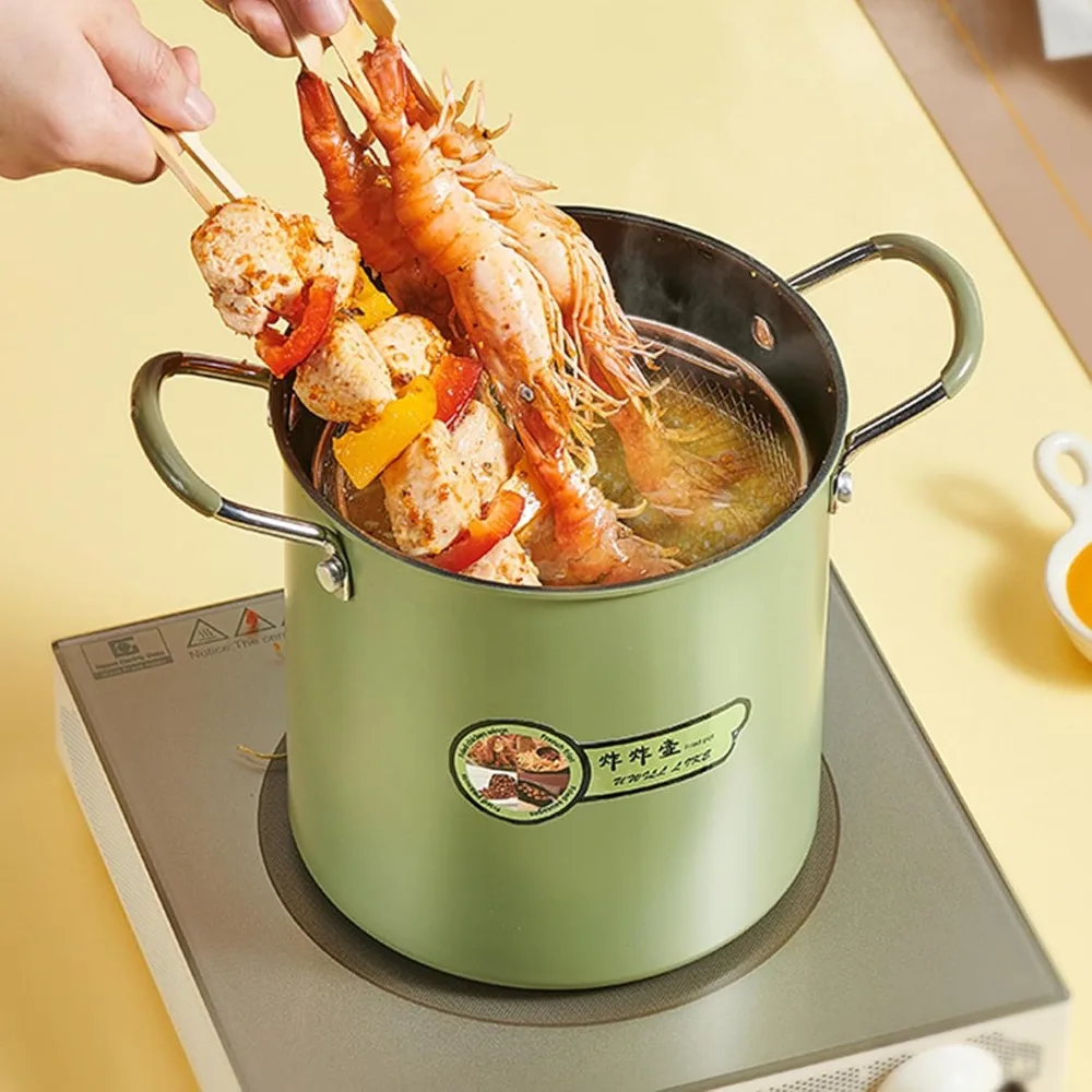 3L Pasta Pot Deep Frying Pot w - Home Cooking In French review and price