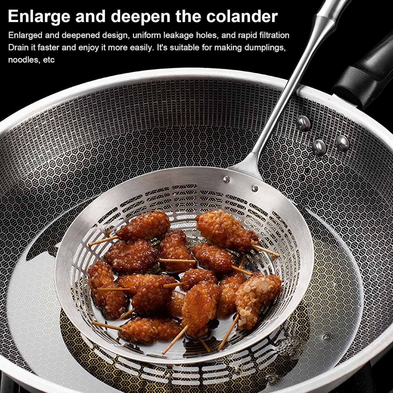 Strainer Spoon Long Handle Lar - Home Cooking In French review and price