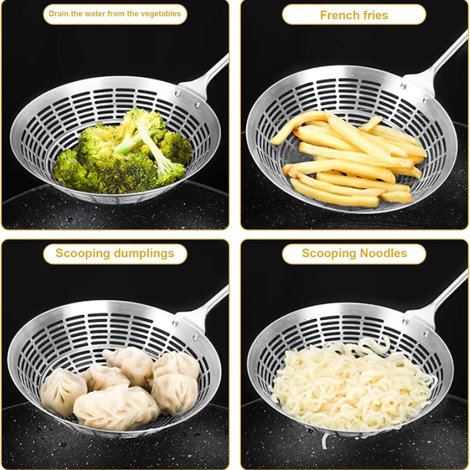 Strainer Spoon Long Handle Lar - Home Cooking In French review and price