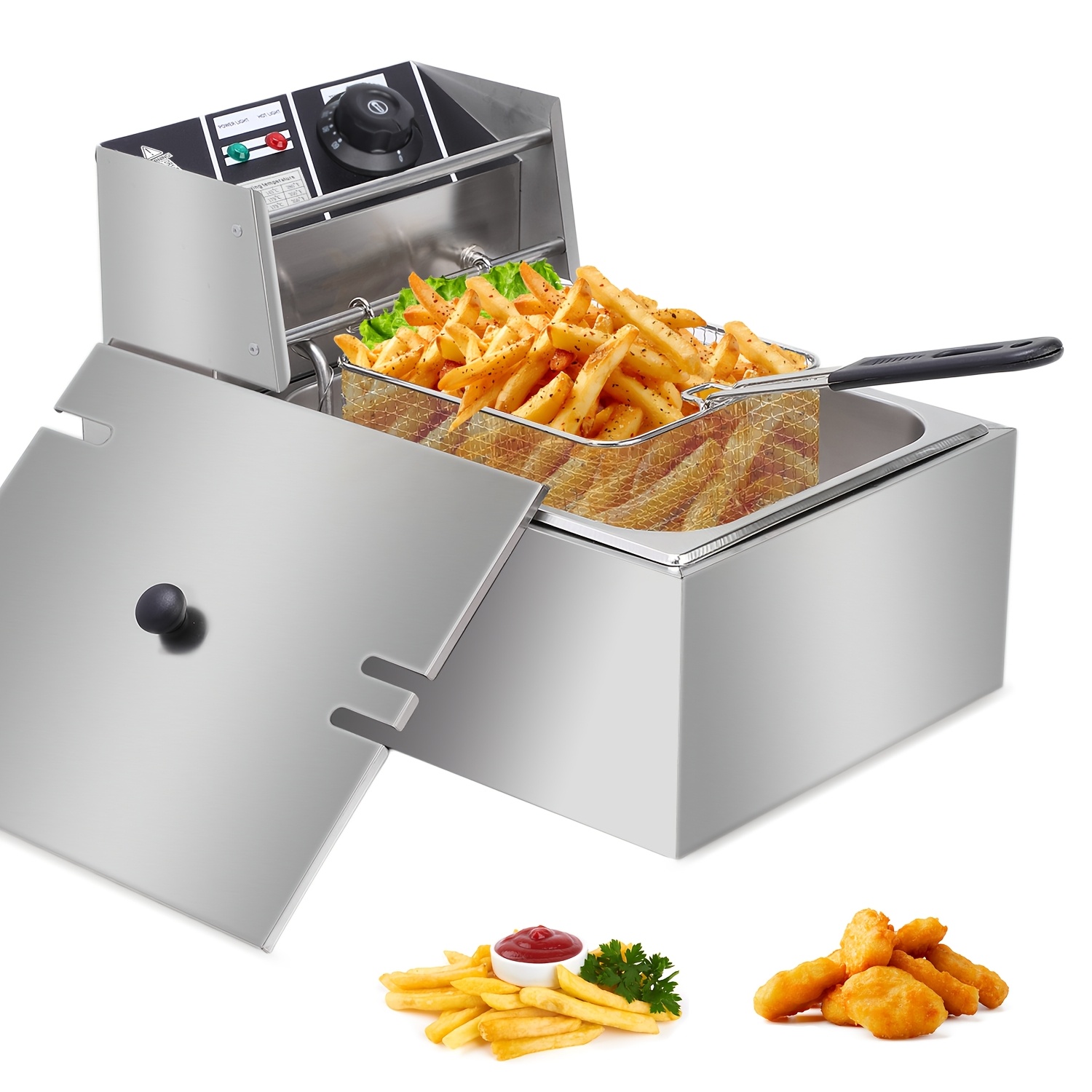 1.59gal Electric Deep Fryer, w - Home Cooking Restaurant review and price