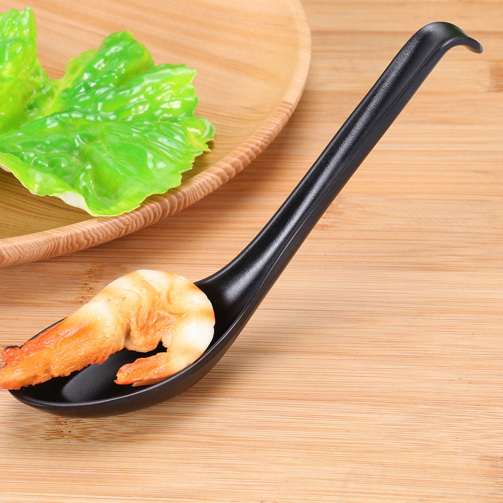 4Pcs Melamine Soup Spoons Stur - Home Cooking Japanese Food review and price