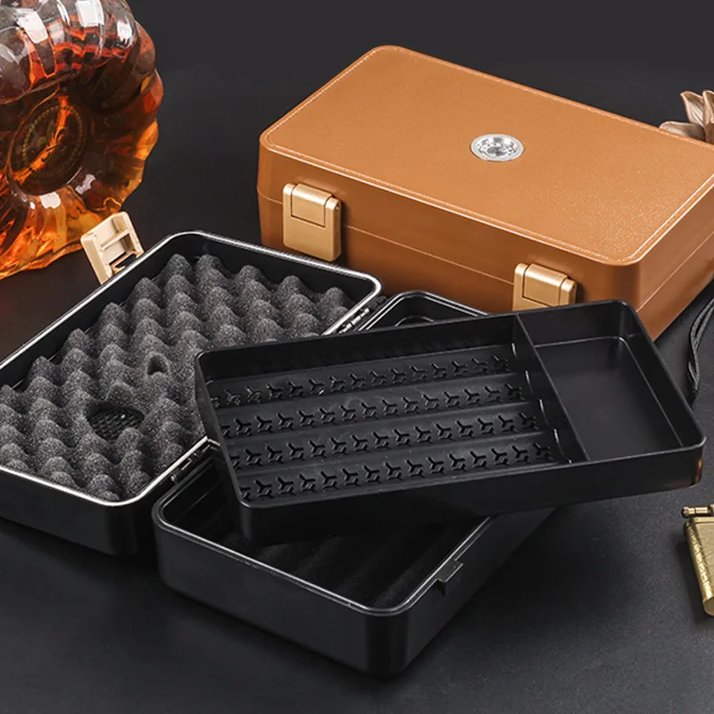 10pcs ABS Humidor Cigar Box Tr - Smoker Box Wood Chip review and price