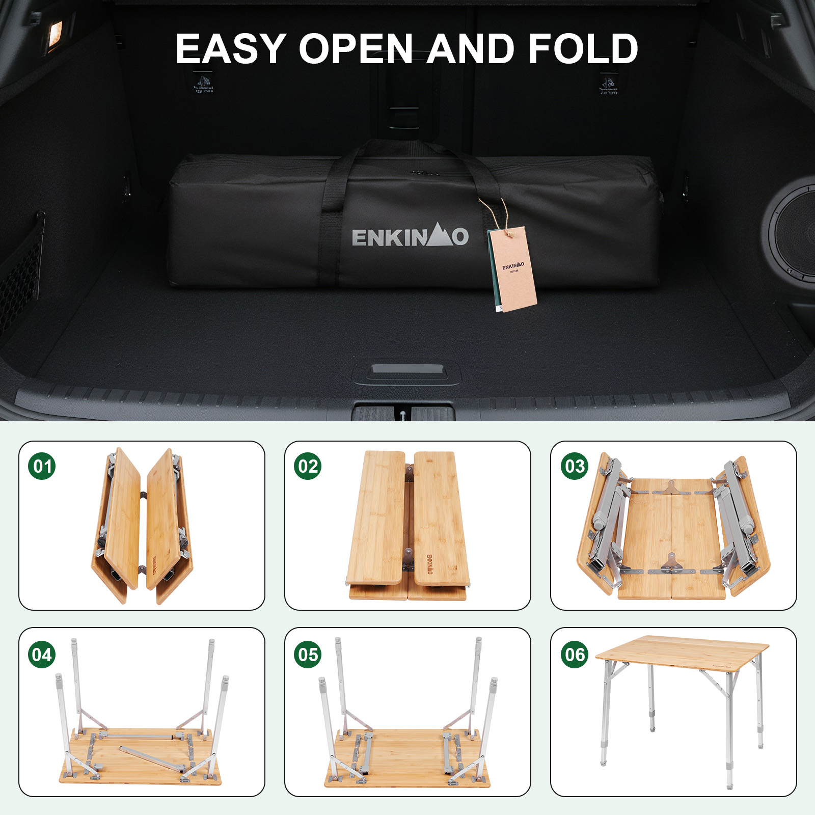 Adjustable Height Bamboo Foldi - Home Cooking Restaurant review and price
